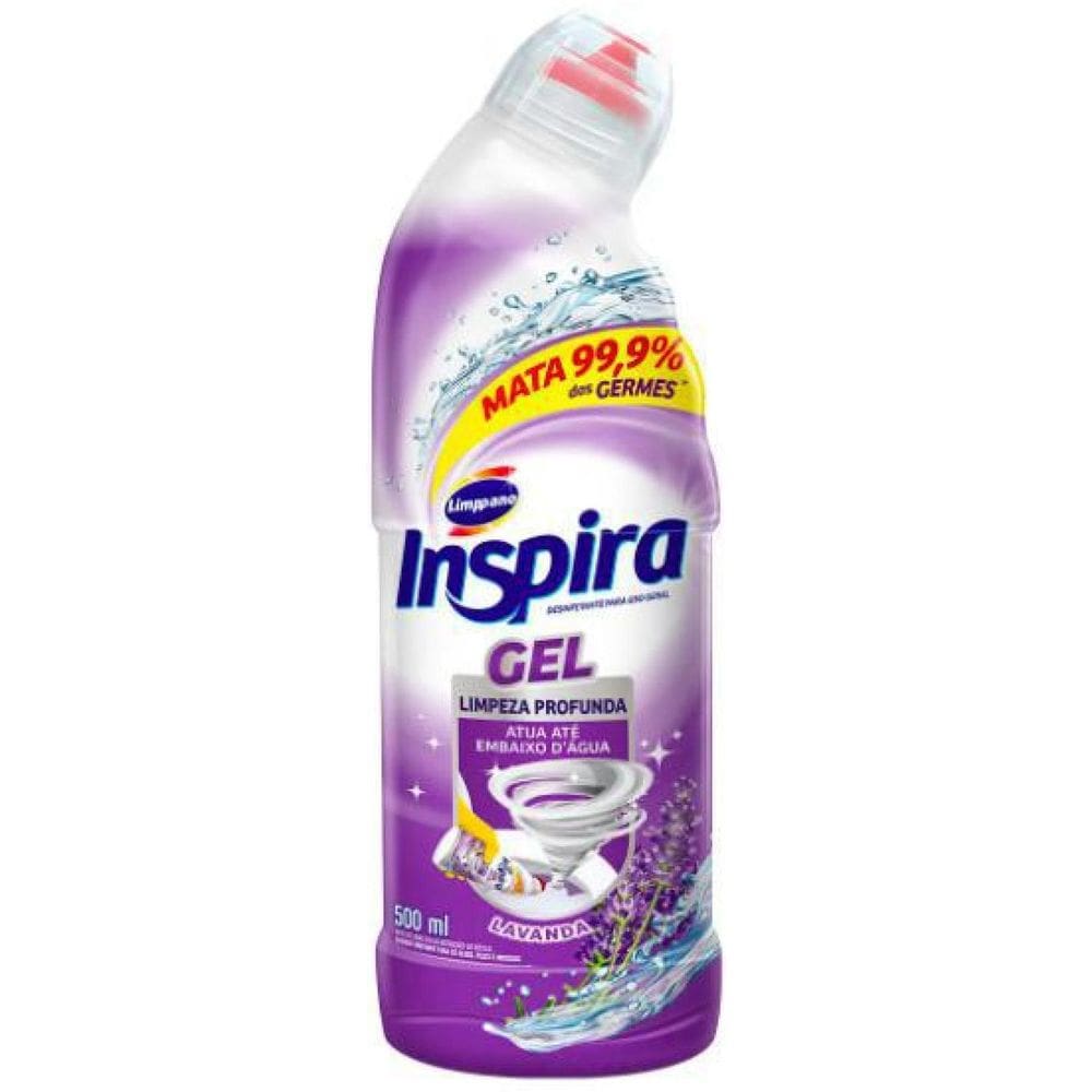 Inspira Gel Limpador Sanitario Lavanda 500Ml