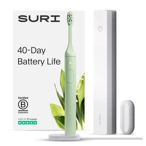 Escova de dentes elétrica SURI Sustainable, bateria de 40 dias com estojo