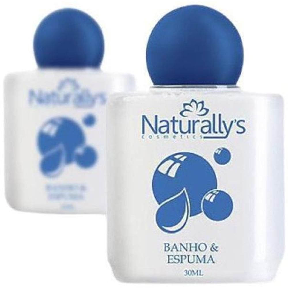 Banho Espuma Frasco Naturallys 30 Ml - Cx 100 Und