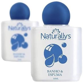 Banho Espuma Frasco Naturallys 30 Ml - Cx 100 Und