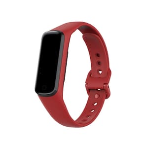 Pulseira de silicone para Samsung Galaxy Fit 2 R220/Red
