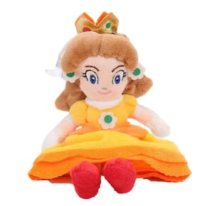 Brinquedo de pelúcia Mario Bros Princess Daisy 22cm