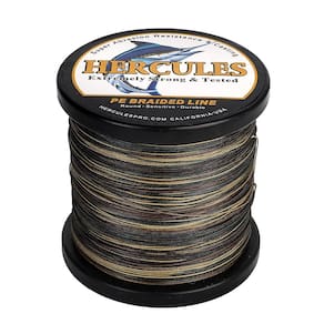 Linha de pesca trançada HERCULES 12 Strands 40 libras 500 m - Verde