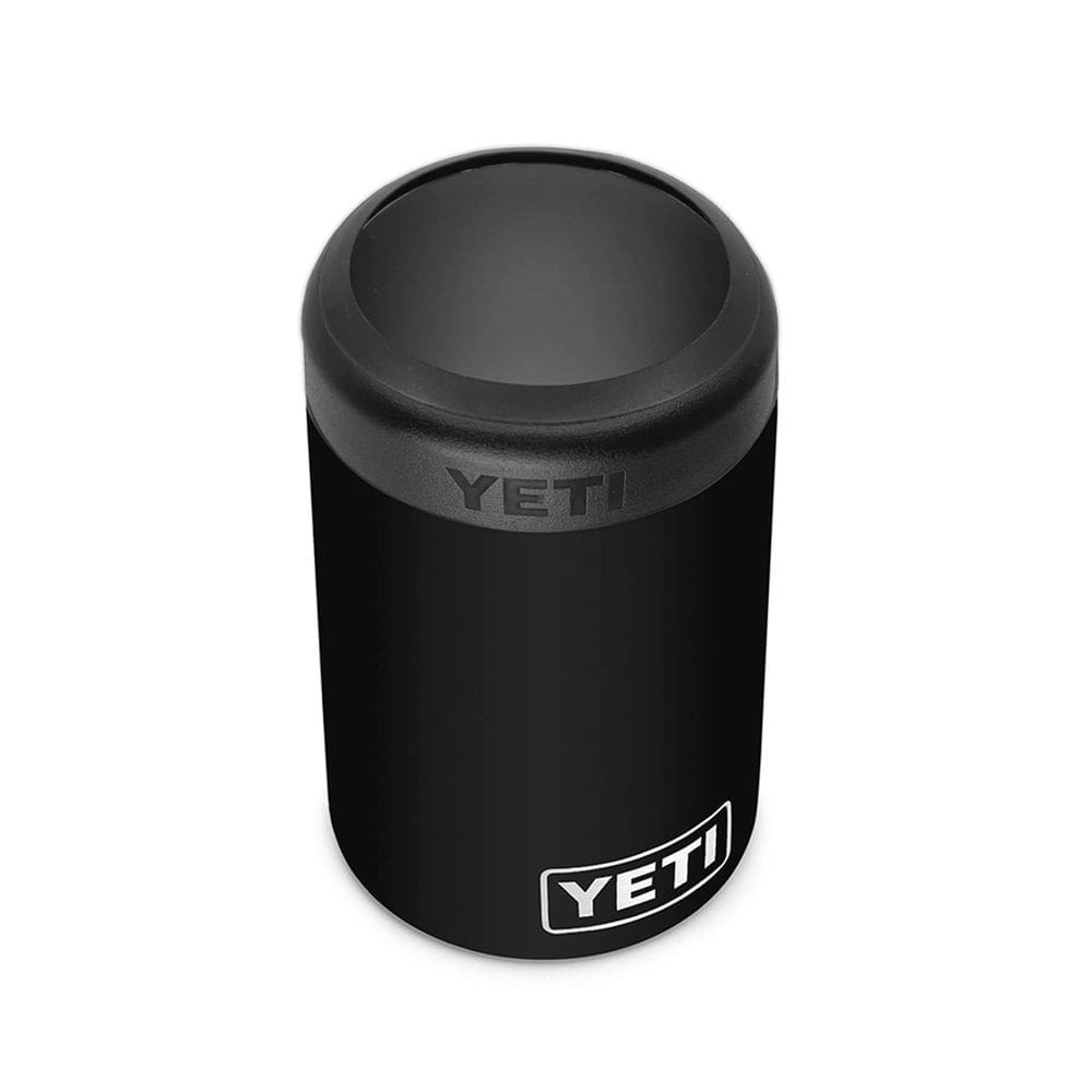 Isolador de lata YETI Rambler Colster 355 ml preto para lata de 355 ml