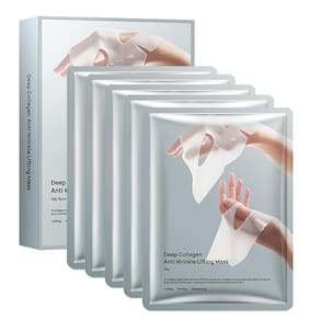 Máscara facial de colágeno WFWJ Deep Anti-Rugas Lifting 5 unidades/1 caixa