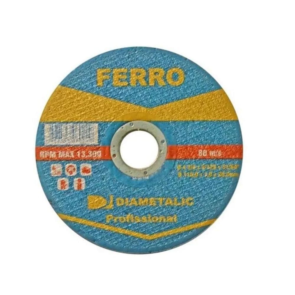 Disco Corte Fino Ferro Profissional 110Mm Diametalic