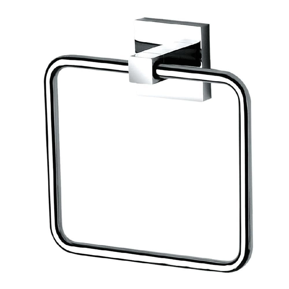 Porta Toalha De Rosto Perflex 12120510 C80 Quadra Cromado