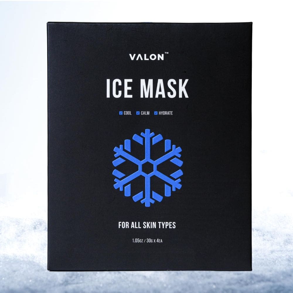 Máscara facial de gelo VALON para homens - tratamento coreano para a pele