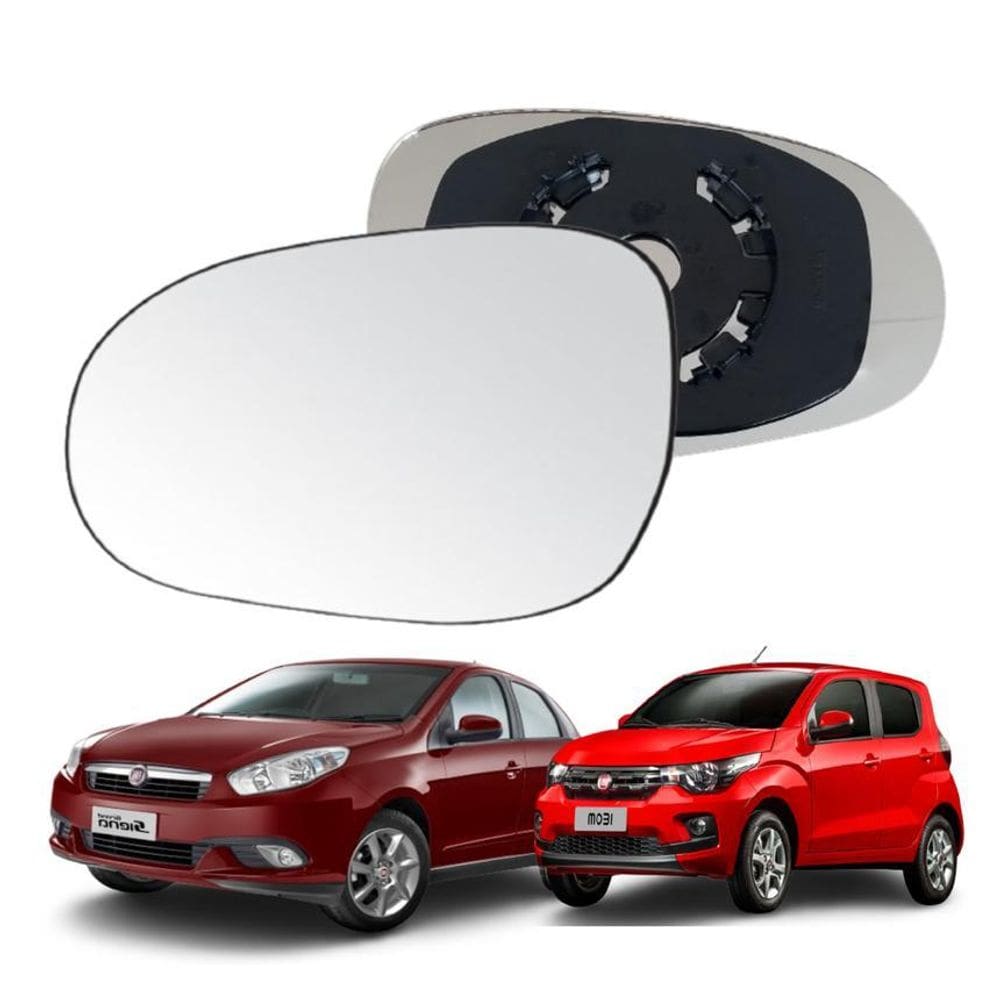 Lente Retrovisor Com Base Grand Siena E Mobi Lado Direito