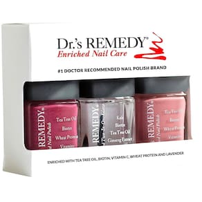 Kit de esmaltes Dr`s Remedy ANNIVERSARY com 3 cores