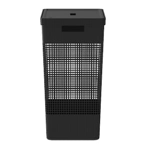 Cesto De Roupa Suja Tampa Grid 49L Organizador Área Serviço