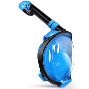 Máscara de snorkel Greatever G2 com vista panorâmica de 180° para rosto inteiro
