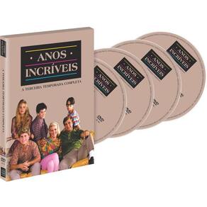 Dvd Anos Incríveis - Terceira Temporada 4 Dvds
