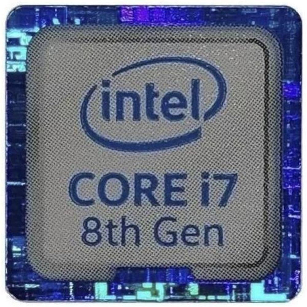Adesivo Intel Core i7 - 18x18mm -