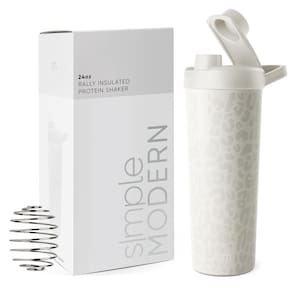 Garrafa Shaker Simple Modern Rally Collection 700 ml Cream Leopard
