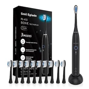 Escova de dentes elétrica NBGRLVS Recarregável Sonic para adultos