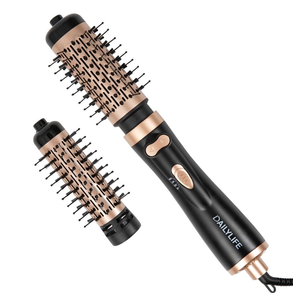 Escova para secador de cabelo DAILYLIFE Rotating Hot Air Spin com escovas
