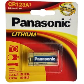 Kit 10 Baterias Cr123A 3V Panasonic Lithium