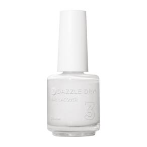 Verniz para unhas Dazzle Dry White Lightning 15mL