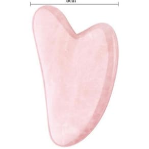 Placa Gua Sha Quartzo Massagem Facial Corporal Pedra Natural