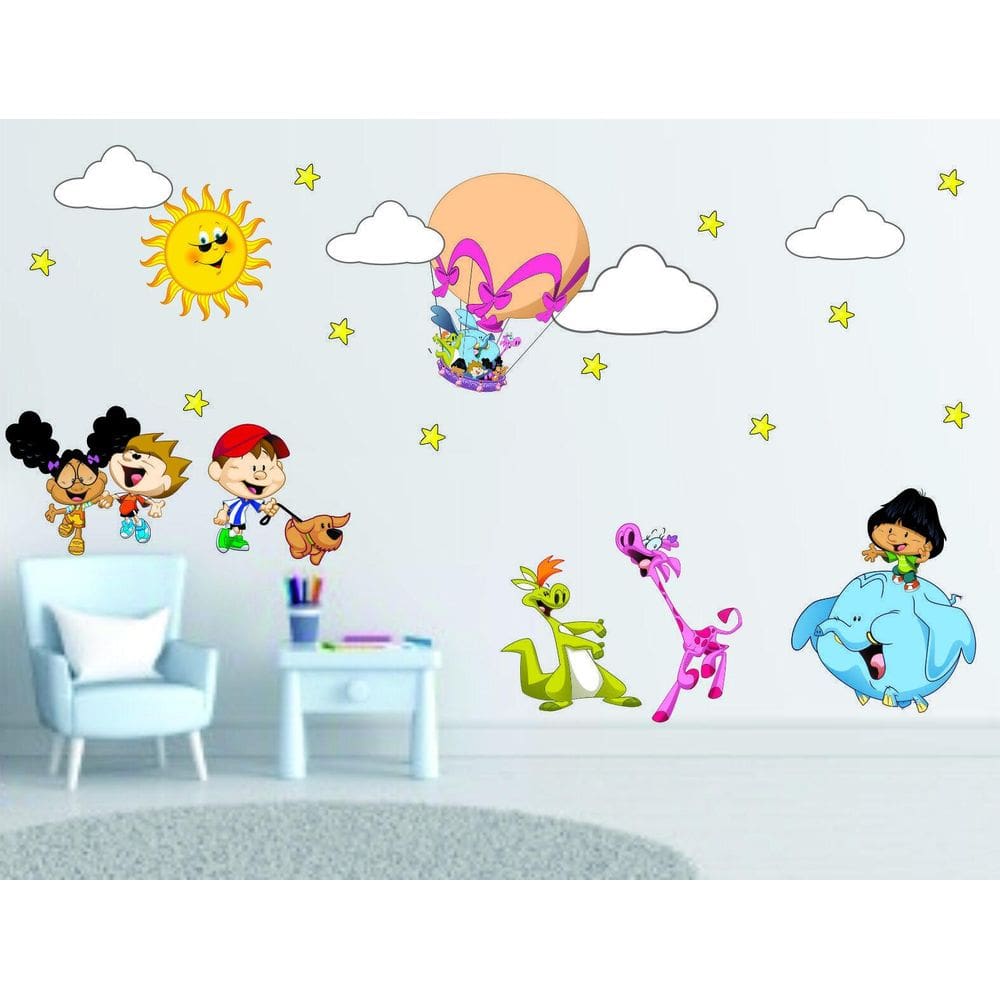 Adesivo De Parede Infantil Meu Amigaozão Lili Golias Yuri