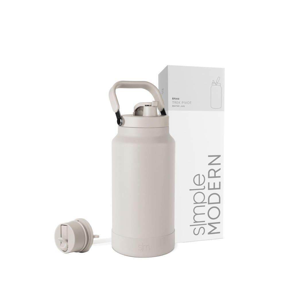 Garrafa de água Simple Modern Trek Pivot 1,9L em aço inoxidável