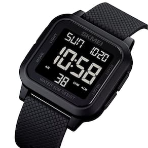 Relógio Digital Masculino Feminino Esportivo 5 Atm - Preto