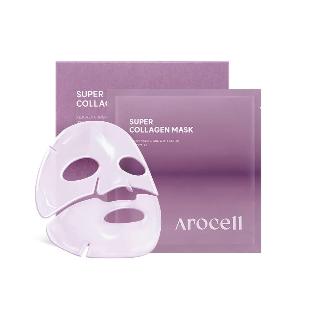 Máscara facial AROCELL Super Collagen Dual Matrix x4