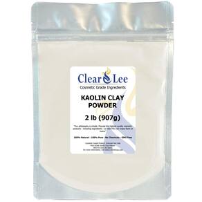 Argila em pó ClearLee Kaolin de grau cosmético 100% puro 2 kg