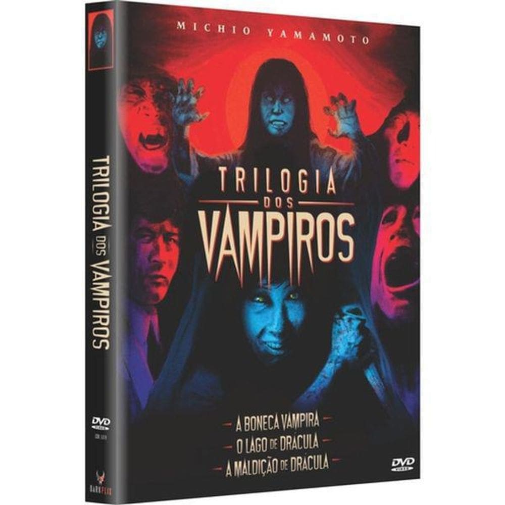 Dvd Trilogia Dos Vampiros 3 Dvds - Embalagem Digipak