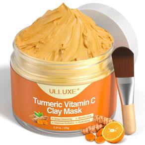 Máscara de argila ulluxe e açafrão com vitamina C para manchas escuras 150mL