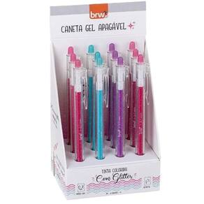 Caneta Esferográfica Divert Gel Apag 0.7Mm Glitter Ca0203