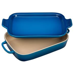 Assadeira Le Creuset em grés com tampa de prato Marselha