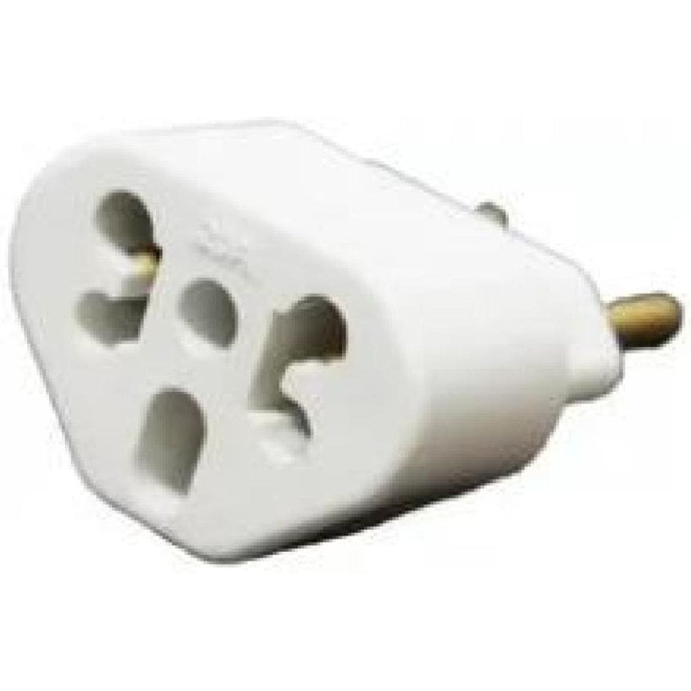 Adaptador Benjamin Bob Love 10A/20A Kit 10Pças Pino Maciço