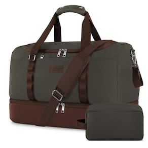 Bolsa de viagem ETRONIK Duffle & Gym com compartimento para sapatos 42L verde