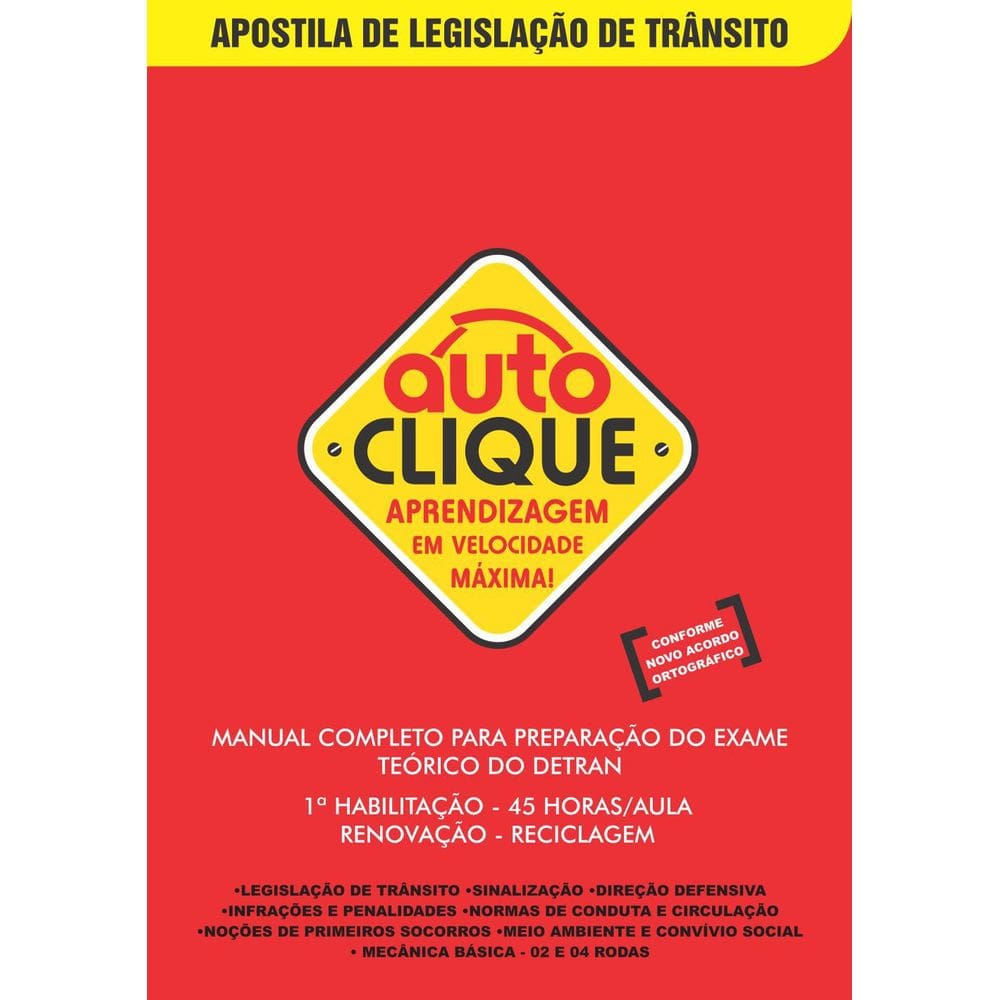 Livro E Apostila De Legislação Trânsito Primeira Habilitação