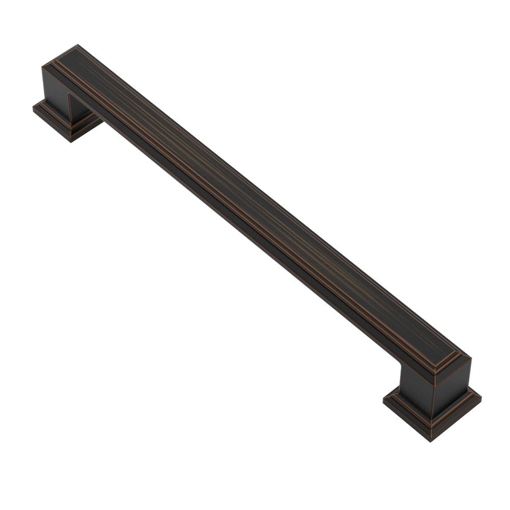 O gabinete puxa centros de orifícios de 160 mm de bronze polido a óleo Alzassbg