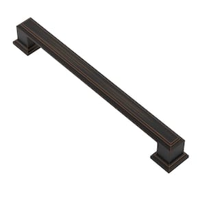 O gabinete puxa centros de orifícios de 160 mm de bronze polido a óleo Alzassbg