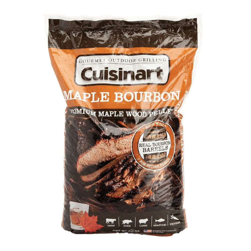 Pellets para fumar para churrasco Cuisinart Premium Maple Bourbon 9 kg