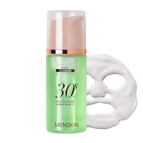 Máscara Bubble Serum MENOKIN de 30 segundos com Centella asiatica