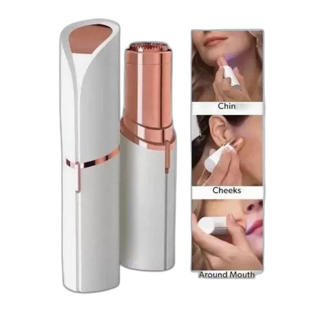 Depilador Batom Portátil Facial Buço Rosto Aparador Pelos