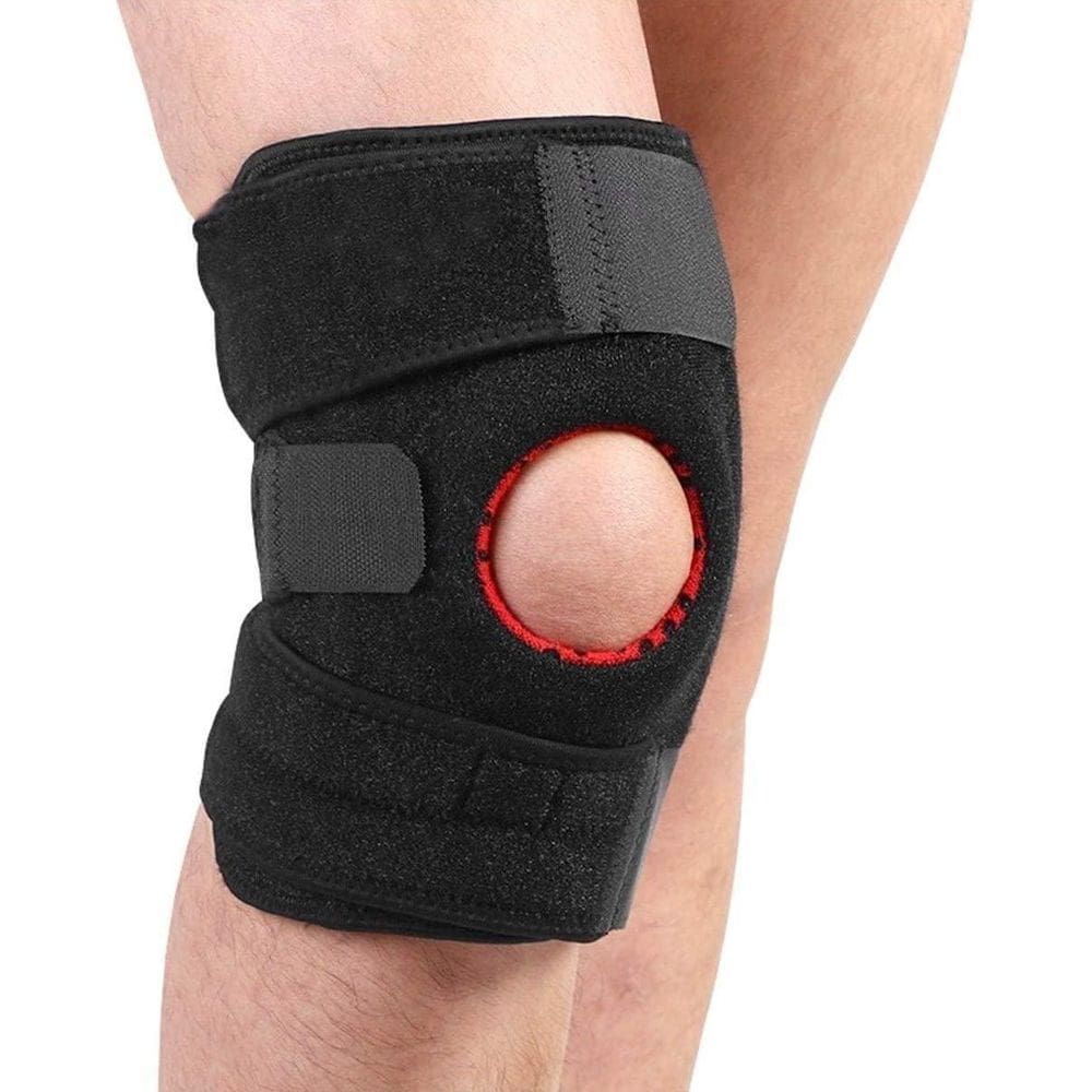 Joelheira Ajustável Neoprene Compressão Proteção Mbfit Preto