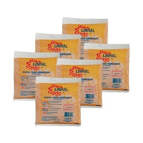 Kit 6 Un Massa Para Vidraceiro 500G Linhal