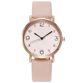 Relógio Feminino Rosê Delicado Elegante Nude + Caixa