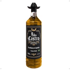 Cachaça Armazenada Em Barril Carvalho Americano Pedro Castro 700ml Presente Premium Bebida Sofisticada - Lojas RPM