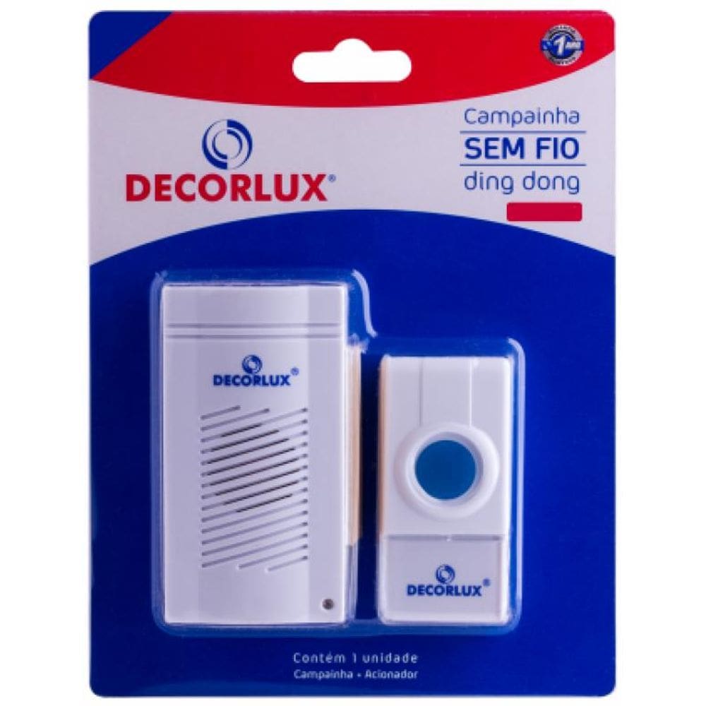 Campainha Digital Decorlux Sem Fio 110V até 80 metros