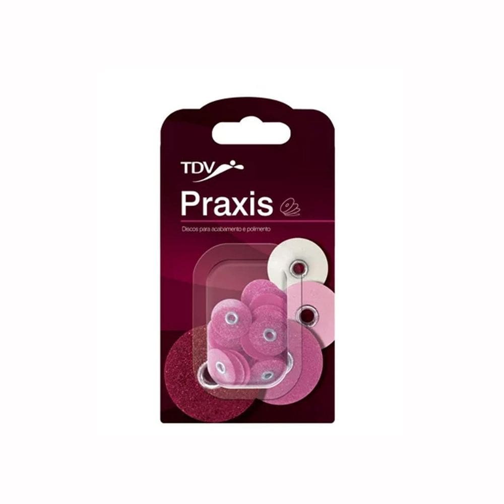 Disco De Lixa Resina 1/2 Granulação Grossa Praxis 30 Un Tdv