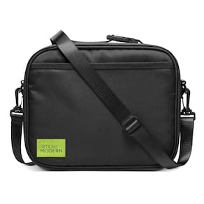 Lancheira simples, moderna, isolada Hadley, 4L, meia-noite, preta