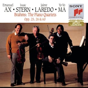 CD Brahms Os quartetos de piano, opp. 25, 26 e 60 - Sony