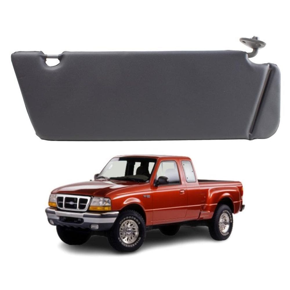 Quebra Sol Com Bolsa Ranger 97-12 Cinza Lado Direito